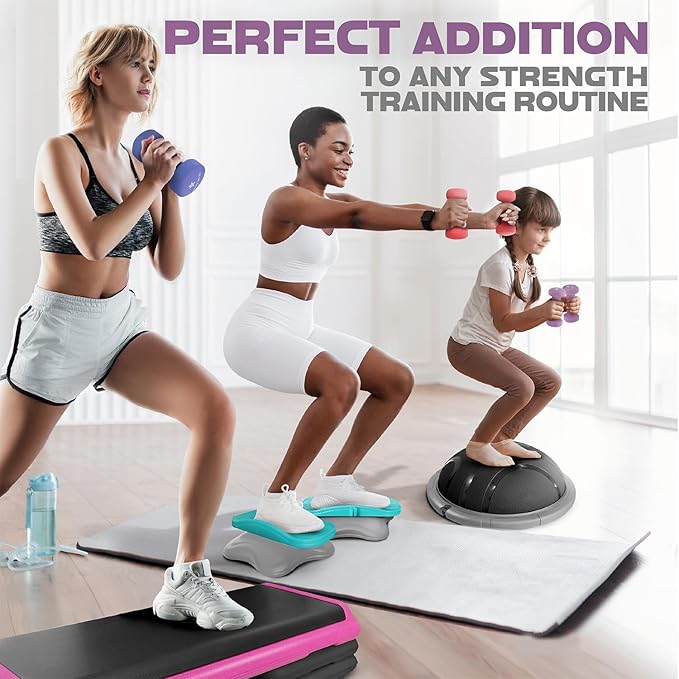 Yes4All Neoprene Coated Dumbbell Hand Weight Sets of 2 - Multiple Weight Options with 15 Colors
