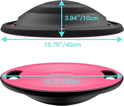 EVERYMILE Wobble Balance Board, Exercise Balance Stability Trainer Portable Balance Board with