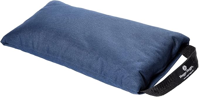 Hugger Mugger 10lb Yoga Sandbag - Adds Weight to Your Poses, Zipper Cover, Sturdy Handle, Silica
