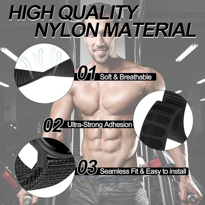 22mm Sport Ankle/Arm Band Compatible with Amazfit Helio, Quick Release Breathable Nylon Bicep Strap