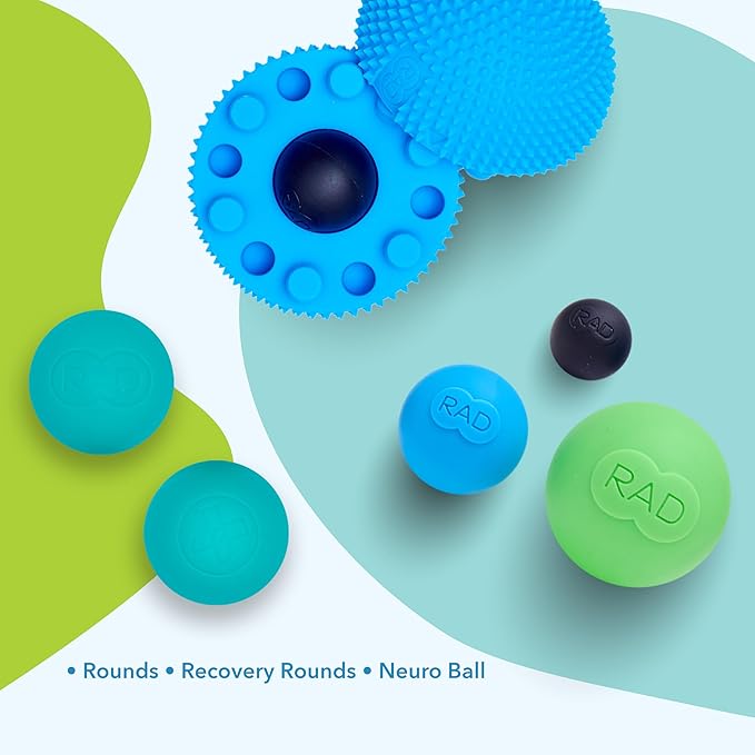 RAD Baller Bundle ??Myofascial Release Balls for Full Body Mobility & Recovery, Trigger Point