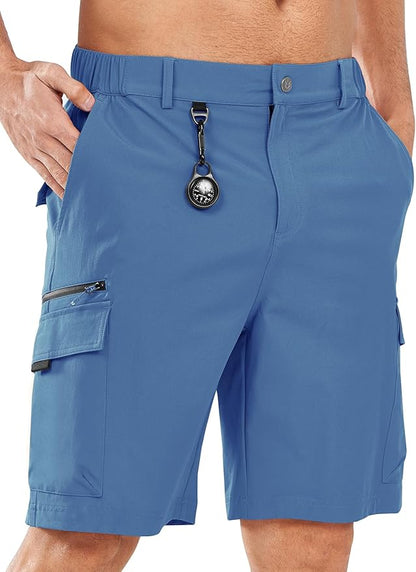 NORTHYARD Men's Cargo Hiking Shorts 9" Lightweight Outdoor Tactical Work Camping Sport Golf Casual