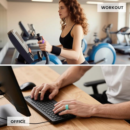Ultra-Thin Covers Compatible with Oura Ring Gen 4/Oura Gen 3 Cover, Anti-Scratch Elastic Silicone