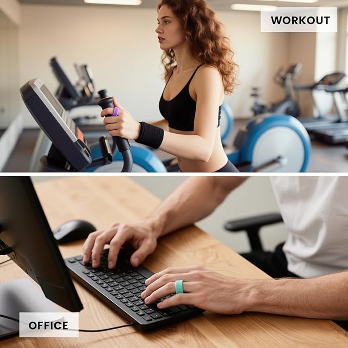 Ultra-Thin Covers Compatible with Oura Ring Gen 4/Oura Gen 3 Cover, Anti-Scratch Elastic Silicone