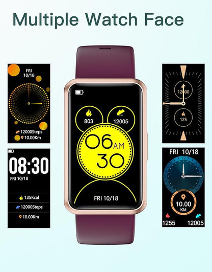 HUAKUA Fitness Tracker No Bluetooth No APP No Phone Needed, Fitness Watch for Men Women Parents