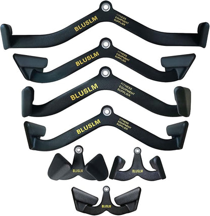LAT Pull Down Bar for Cable Machine, LAT Pulldown Attachments T Bar V Bar Cable Attachment, Back