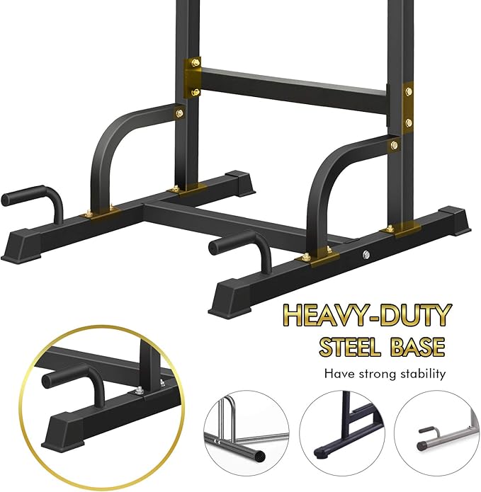 BangTong&Li Power Tower, Pull Up Bar Dip Station/Stand for Home Gym Strength Training Workout
