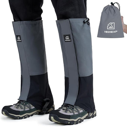 Leg Gaiters 100% Waterproof Adjustable Shoe Snow Boot Guard Gators for Hiking Shoe Cover Hunting