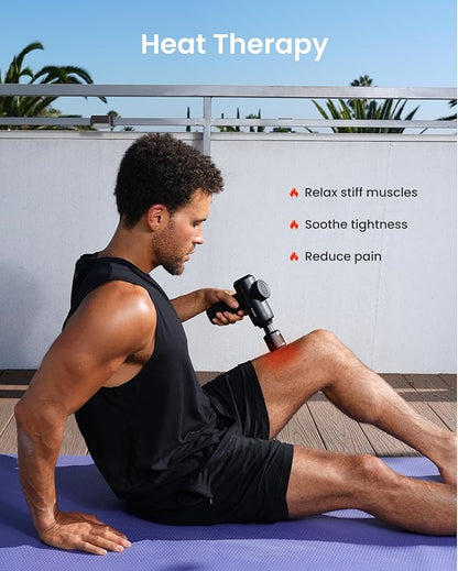 RENPHO Active Thermacool 2 Massage Gun with Heat and Cold Therapy, Professional Deep Tissue