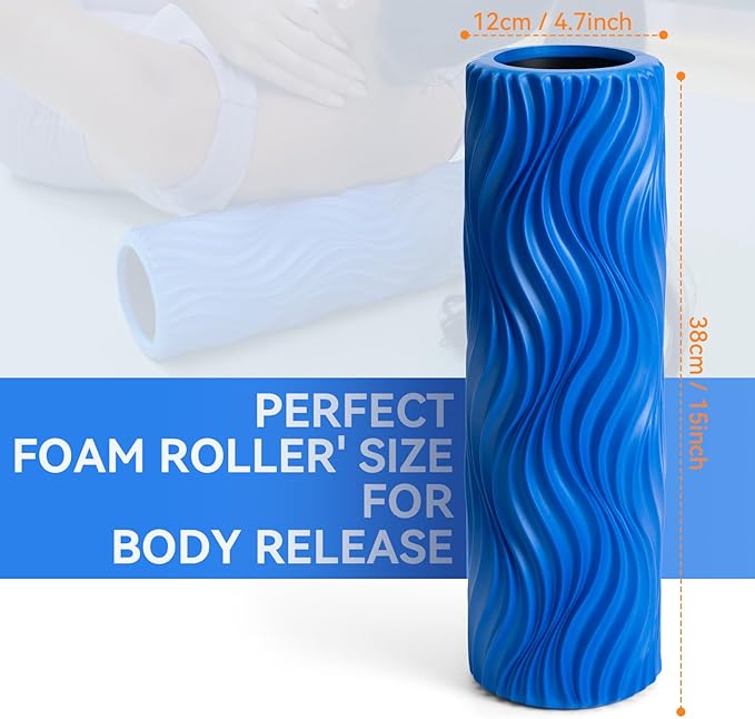 Foam Roller Medium Density Back Roller for Deep Tissue Muscle Massage of The Back and Leg Muscles