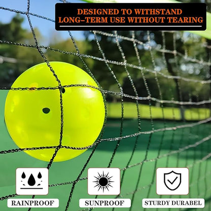 Pickleball Net for Driveway, Portable Pickleball Net System with Regualtion Size 22FT Pickle Ball