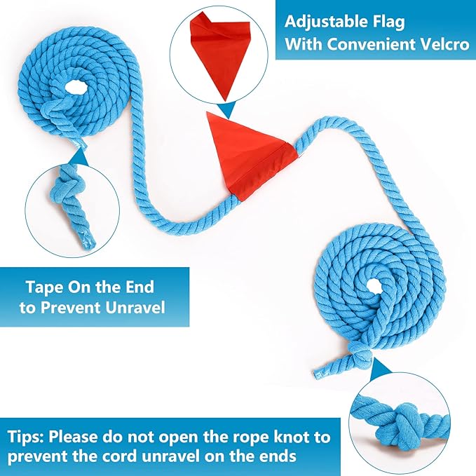 Tug of War Rope Games 40ft for Kids Adult, Field Day Family Reunion Outdoor Outside Yard Backyard