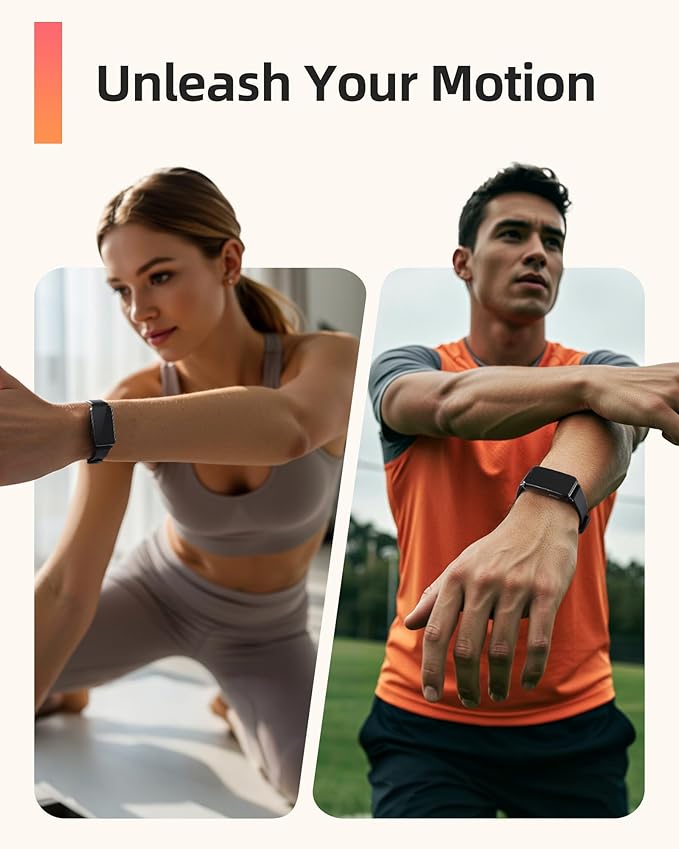 Parsonver 5ATM Waterproof Fitness Tracker, Swimming Smart Watch with Step Counter, Stopwatch