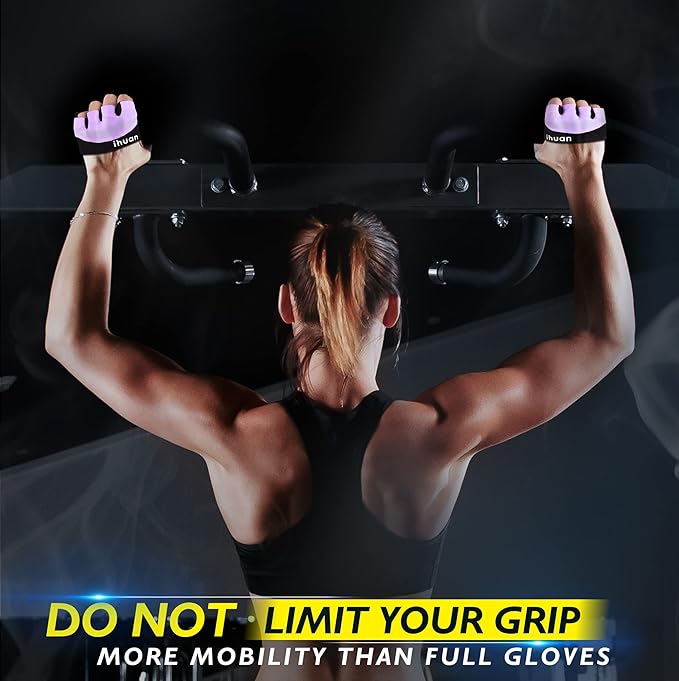 ihuan New Weight Lifting Gym Workout Gloves Men & Women, Great for Weightlifting, Exercise