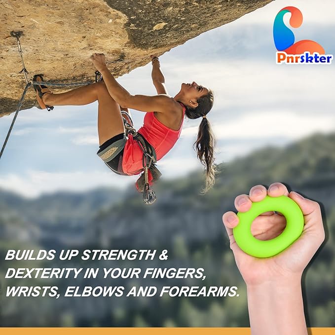 Pnrskter Hand Grip Strengthener, Finger Exerciser, Grip Strength Trainer (6 PCS),New