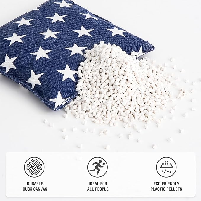 Cornhole Bags Set of 8 Regulation Corn Hole Bean Bags for Cornhole Game, Professional Weather