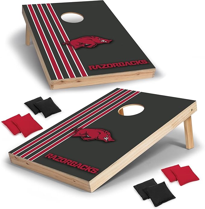 2' x 3' Solid Wood Cornhole Set with Direct Print HD Team Graphics – Great Gift for Any NCAA Fan!