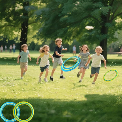 11-inch Flying Ring, 3-Piece Set. A Sports Game for Beach, Backyard, Park, and pet Interaction.