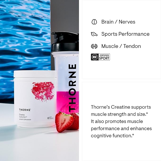 THORNE Creatine - Micronized Creatine Monohydrate Powder - Support for Muscles & Cognitive