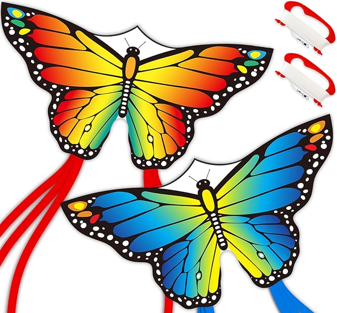 New Butterfly Kites for Kids & Adults,Easy to Fly Kite,Best Kite for Beginners,Kites for Kids Age