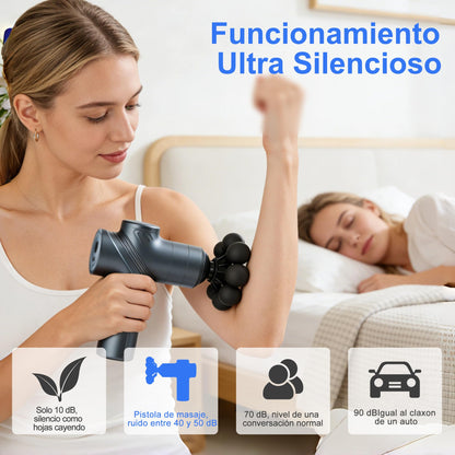 LEERCON Massage Gun Deep Tissue Mini Muscle Back Massager for Pain Relief