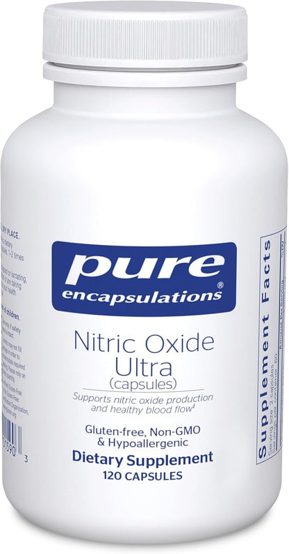 Pure Encapsulations Nitric Oxide Ultra (Capsules) - Supplement Supports Nitric Oxide Production