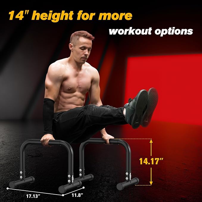 RELIFE REBUILD YOUR LIFE Dip Station Functional Heavy Duty Dip Stands Fitness Workout Dip bar