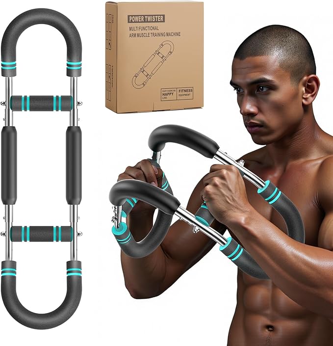 Twister arm Trainer, Adjustable Resistance (60-140 lbs) Chest Workout Equipment,Forearm Power