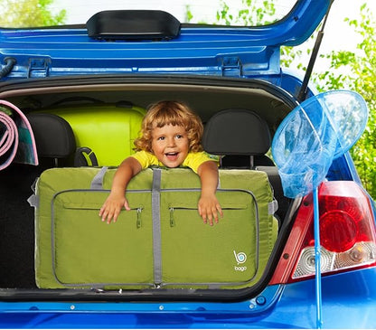 Bago Large Foldable Duffel Bags for Traveling Women & Men - 120L Packable Duffle Bag for Travel