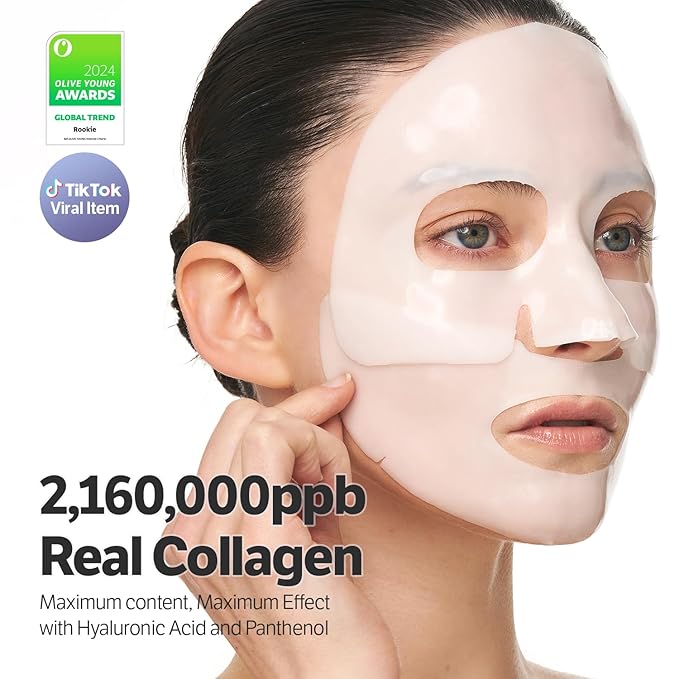 SUNGBOON EDITOR Deep Collagen Hyalu-B5 Overnight Mask 37gx4ea | Real Collagen Face Mask with