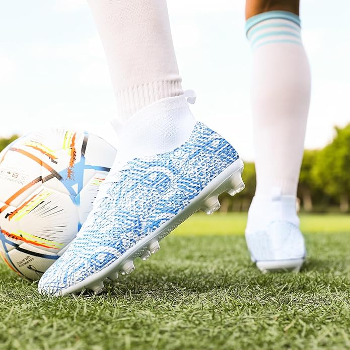Adult Soccer Cleats Men Lightweight Football Boots Breathable Professional Sneaker Sport Athletic