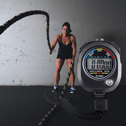 2 Pack Digital Stopwatch Timer: Large Display Multi-Function Stop Watch for Sports Coaches Swimming