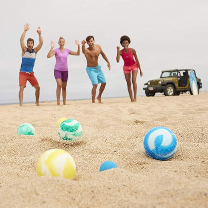 Franklin Sports Bocce Ball Set — 8 All Weather Bocce Balls and 1 Pallino — Beach, Backyard Lawn or