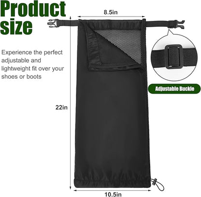 Tlswshsy 2Pcs Lawn Care Leg Gaiters, Breathable Leg Guard for Trimming, Adjustable Garden Trimming