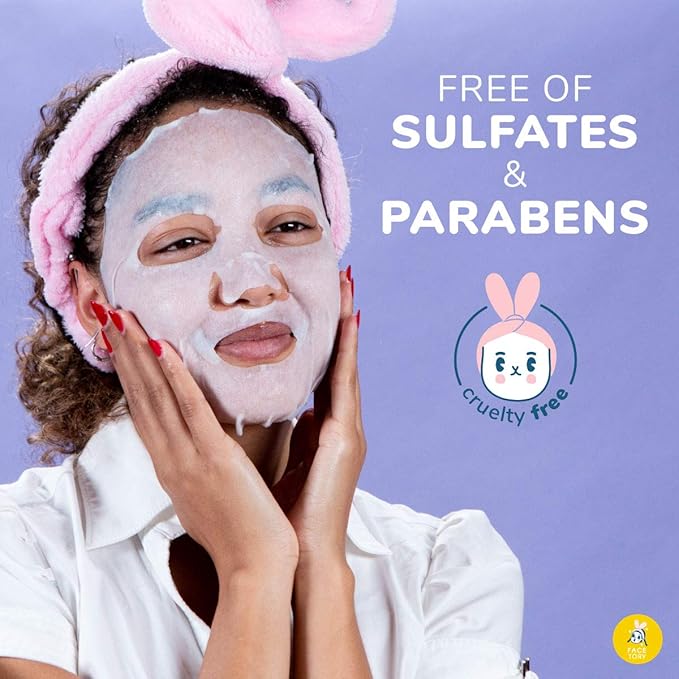FACETORY K Beauty Face Mask Skin Care - BEST OF 7 COLLECTION Sheet Mask Set (14 pc) | Natural