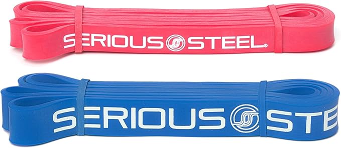Serious Steel 41" Assisted Pull-up Band, Heavy Duty Resistance Band Sets, Stretching, Powerlifting