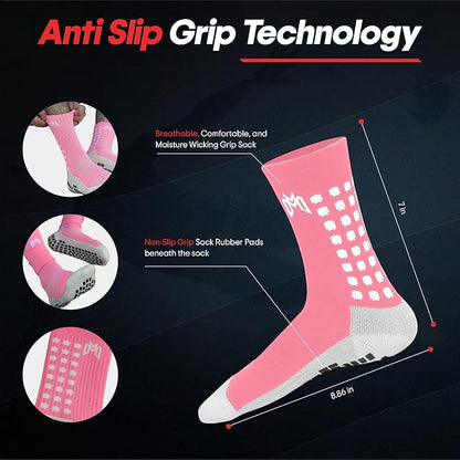 Soccer Grip Socks, Shin Guards, Pre Cut Sock Sleeves, and Guard Straps Bundle Pack - Essential