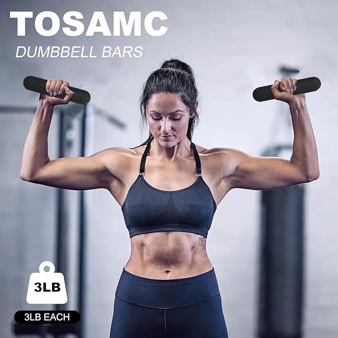 Dumbbell Hand Weight Bars for Women,3lbs Dumbbells Set of 2 or 1pcs Kettlebell Ring for