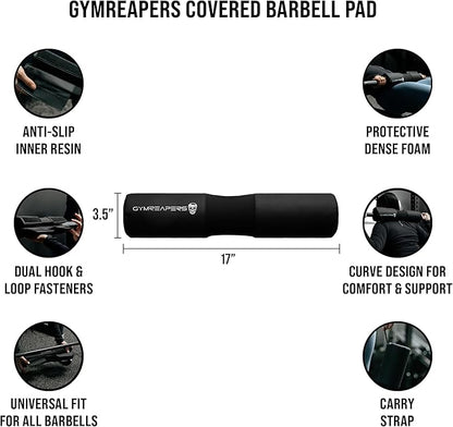 Gymreapers Barbell Squat Pad - Protective Bridge Pad For Hip Thrust, Squats, Lunges - Hip Support