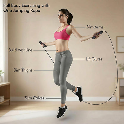 Jump Rope, Tangle-Free Rapid Speed Jumping Rope, adjustable jump rope, suitable for women, men, and