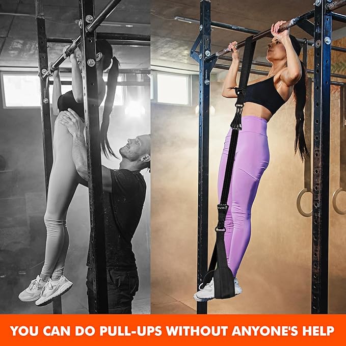 HPYGN Pull Up Assistance Bands, Heavy Duty Resistance Band for Pull Up Bar, Adjustable Weight/Size
