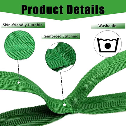 Stretching Strap Yoga Strap with Loops, Stretch Straps for Physical Therapy, Non-Elastic Exercise