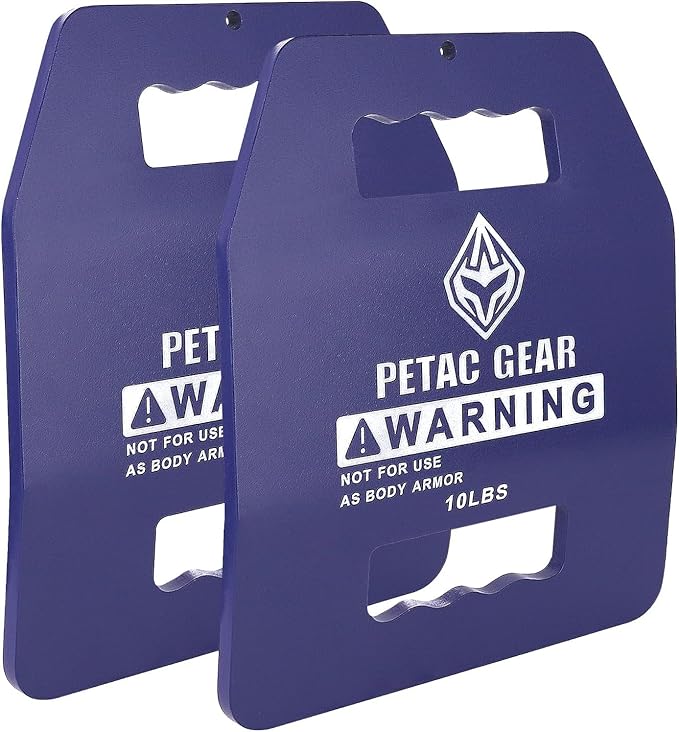 PETAC GEAR Tactical Weights Plates For Weighted Vest For Men Workout,5/10/15/20 LBS Weight Strength