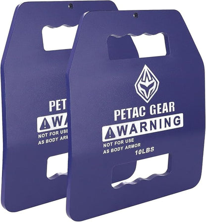 PETAC GEAR Tactical Weights Plates For Weighted Vest For Men Workout,5/10/15/20 LBS Weight Strength