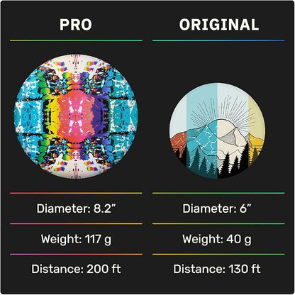 Waboba Wingman Pro - Foldable Silicone Flying Disc - Fly Straight and Far - Perfect for Kids and