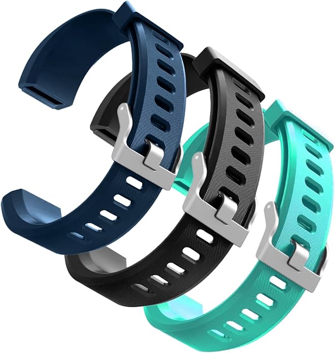 Watch Bands Replacement for ID115plus HR, Very Fit Pro Activity Fitness Tracker Wrist Bands Set