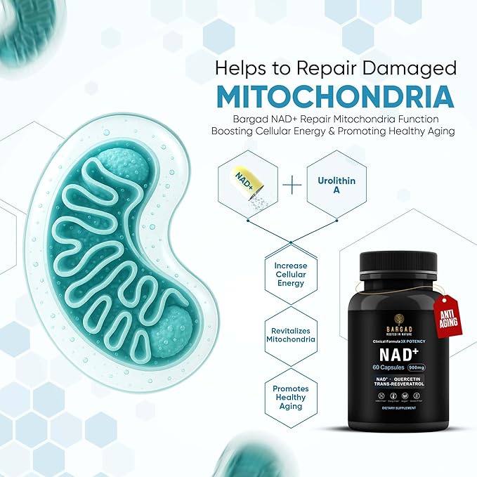 NAD+ Supplement for Anti Aging & Cell Regeneration | NMN Supplement Alternative - NAD with