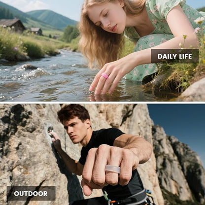 Ultra-Thin Covers Compatible with Oura Ring Gen 4/Oura Gen 3 Cover, Anti-Scratch Elastic Silicone