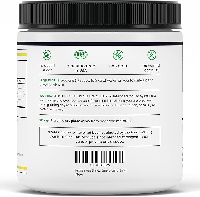 Nature's Pure Blend Liquid Nitric Oxide Supplements for Men ??L-Arginine Powder ??Nitric Oxide