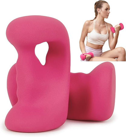Ergonomic Dumbbells Weights Set-Hand Weights for Women at Home, Ear Dumbbells Weights for Pilates